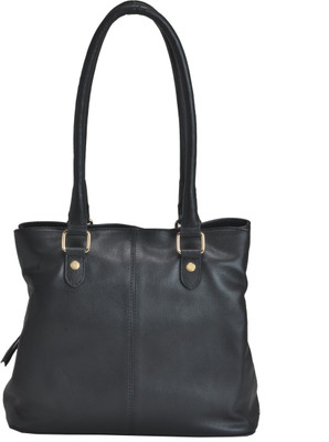 

EL cuero Hand-held Bag(Black)