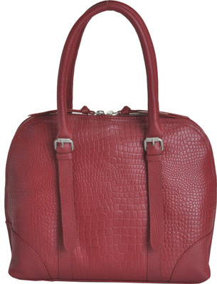 

EL cuero Hand-held Bag(Maroon)