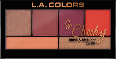 

L.A. Colors So Cheeky Blush and Highlight Palette Highlighter(Hot and Spicy)