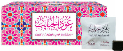 

Dukhni Oud Al Habayeb Bakhoor (Large) Rose Agarbattis(28 Units)