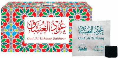 

Dukhni Oud Al Ushaaq Bakhoor (Medium) Natural Agarbattis(18 Units)