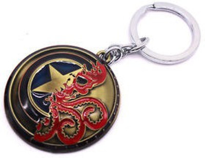 

Skywalk Super Hero The Avengers Captain America Shield Hydra Metal Keychain Key Chain