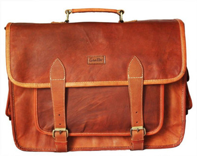 

PINO 15 inch Laptop Messenger Bag(Brown)