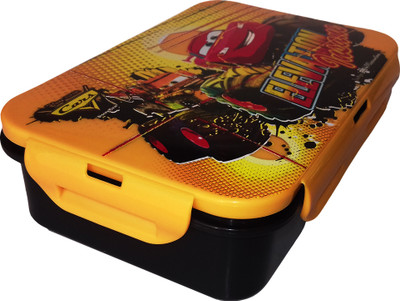 

KIDOZ KINGDOM LUNCH BOX CARS HM 1 Containers Lunch Box(500 ml), Yellow black