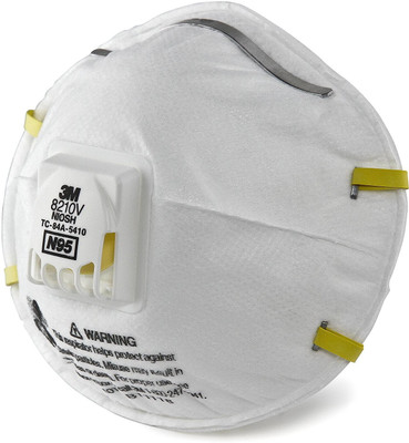 Clair Filters pollution mask N95 3M 8210V N95 Mask and Respirator Flipkart