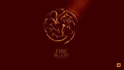 Akhuratha Wall Poster-game-of-thrones-house-targaryen-dragon-sigils-red Paper Print(12 inch X 18 inch, Rolled) available at flipkart for Rs.312