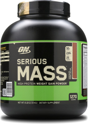 Optimum Nutrition Serious Mass Weight Gainers/Mass Gainers(2.72 kg, Chocolate Peanut Butter) available at flipkart for Rs.2770