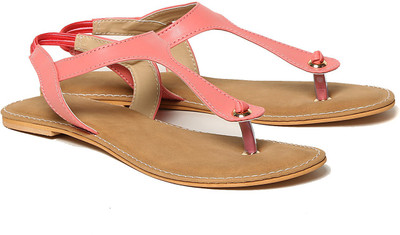 

Adorn Women Peach Flats