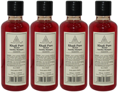 

Khadi Pure Herbal Satritha Shampoo SLS-Paraben Free(840 ml)