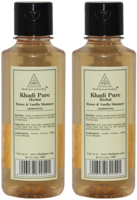 

Khadi Pure Herbal Honey & Vanilla Shampoo(420 ml)