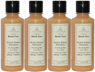 

Khadi Pure Herbal Walnut Shampoo SLS-Paraben Free(840 ml)