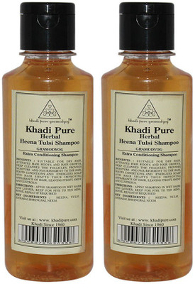 

Khadi Pure Herbal Henna Tulsi Shampoo(210 ml)