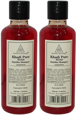 

Khadi Pure Herbal Satritha Shampoo SLS-Paraben Free(420 ml)