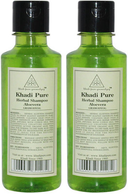 

Khadi Pure Herbal Aloevera Shampoo(420 ml)
