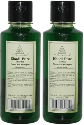 

Khadi Pure Herbal Neem Sat Shampoo(420 ml)