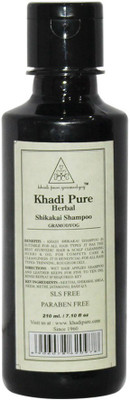 

Khadi Pure Herbal Shikakai Shampoo SLS-Paraben Free(210 ml)