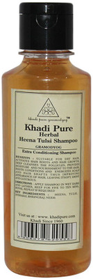 

Khadi Pure Herbal Henna Tulsi Shampoo(210 ml)