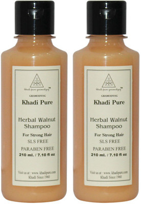 

Khadi Pure Herbal Walnut Shampoo SLS-Paraben Free(420 ml)