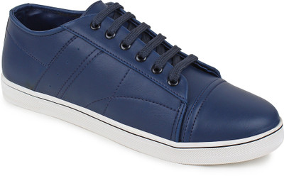 

BUWCH Men Blue Casual Synthetic Leather Sneaker Shoe-6UK Casuals For Men(Blue