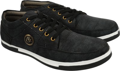 

AMJ Sea Max Black Sneakers For Men(Black