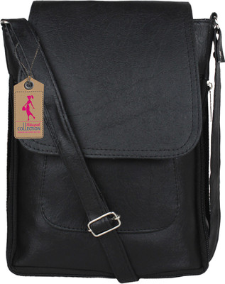 

Ritupal Collection Women Formal Black PU Sling Bag