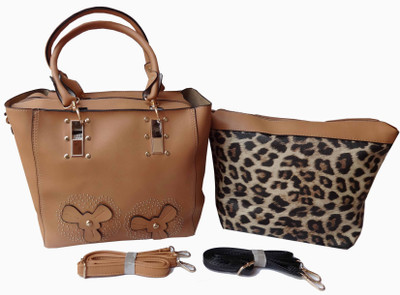 

ALIVE Girls Casual Beige Leatherette Shoulder Bag