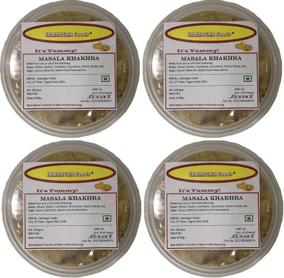 

Jamnagar Foods MASALA KHAKHRA 880 GM(880 g, Pack of 4)