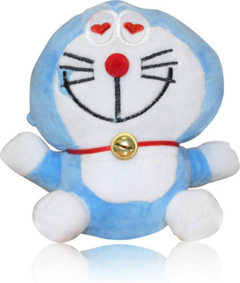 

Akshat cute plush blue doraemon toy stuffed lovely heart-eyes doraemon doll gift - 9 inch (Multicolor) - 10 cm(Multicolor)