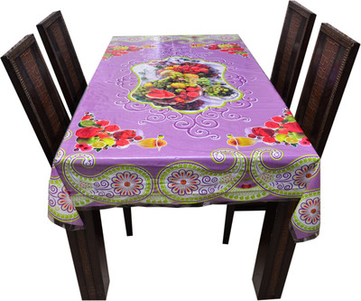 

The Trendy Printed 6 Seater Table Cover(Multicolor, PVC)