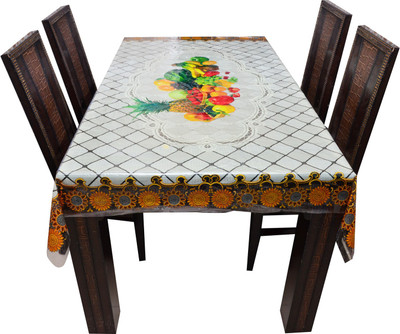 

The Trendy Printed 6 Seater Table Cover(Multicolor, PVC)