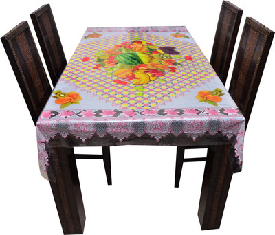

The Trendy Printed 6 Seater Table Cover(Multicolor, PVC)