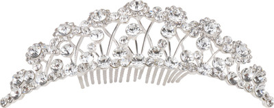 

Pink Rose Crown(White, Pack of 1)
