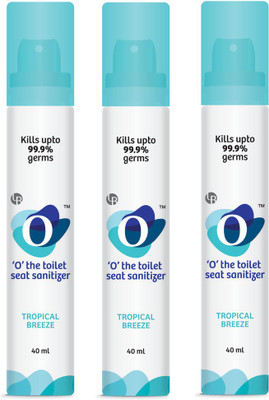 

O Toilet Seat Sanitizer Spray Regular Spray Toilet Cleaner(81 g, Pack of 3)