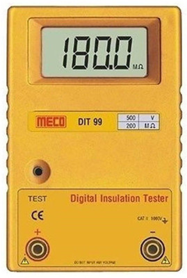 

Meco DIT-99C Insulation Tester alongwith Calibration Certificate Digital Voltage Tester