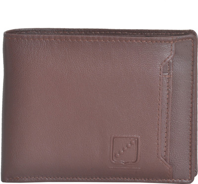 

EL cuero Men Brown Genuine Leather Wallet(6 Card Slots)