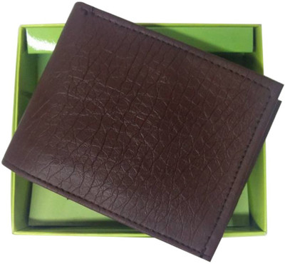 

Revo Men Brown Genuine Leather Wallet(6 Card Slots)
