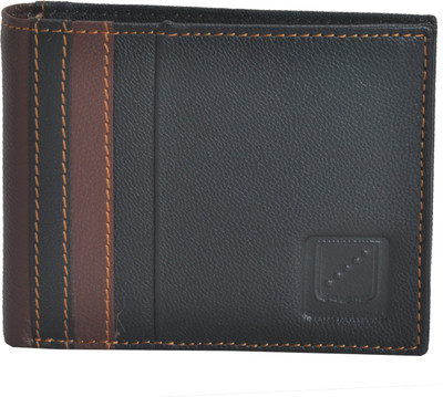 

EL cuero Men Black Genuine Leather Wallet(6 Card Slots)