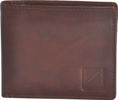 

EL cuero Men Brown Genuine Leather Wallet(7 Card Slots)