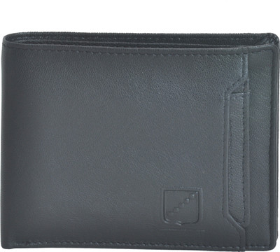 

EL cuero Men Black Genuine Leather Wallet(6 Card Slots)