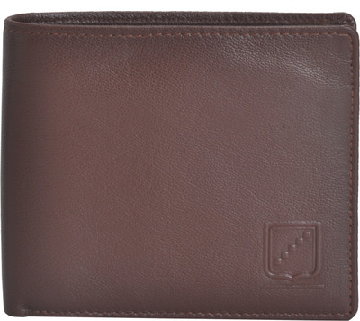 

EL cuero Men Brown Genuine Leather Wallet(7 Card Slots)