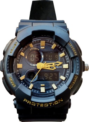 Starro Golden Black Analog-Digital Trendy Watch  - For Men & Women   Watches  (Starro)