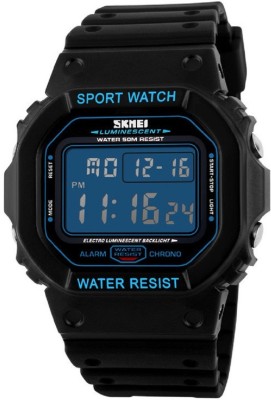 Skmei Big Face Digital Multifunction Wristwatch, Blue Watch  - For Boys   Watches  (Skmei)