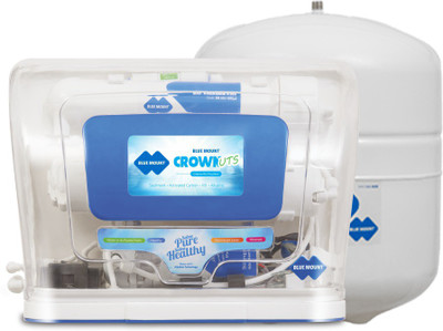 

Blue Mount BM56 Crown UTS 14 L RO + UF Water Purifier(White and Blue)