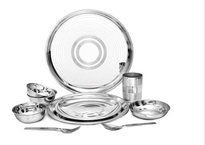 

Airan Shagun dinner set Dinner Set(Steel)