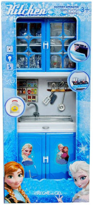 

KidsBazaar Frozen Kitchen set with Doll