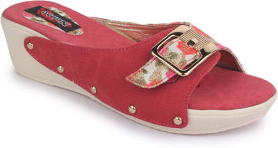 VAYONAA Women 04,Red Wedges