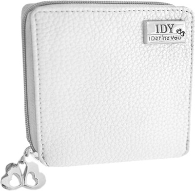 

Anglopanglo Women Casual White Artificial Leather Wallet(7 Card Slots)