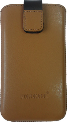 Fonokase -Protect in Style Pouch for VIVO V7 Plus(Brown)