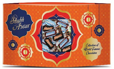 

Snickers Mars Bounty Chocolates Mixed Miniatures Gift Pack Bars(150 g)