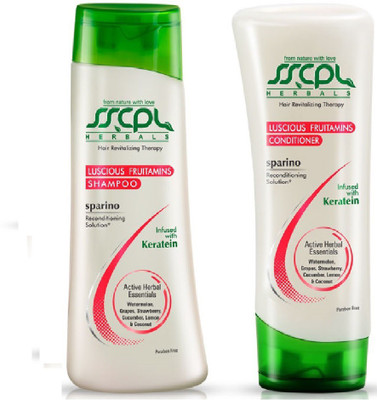

SSCPL Herbals Luscious Fruitamins Shampoo & Conditioner (200ml each)(Set of 2)